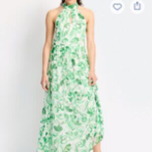 Maggie London Florrie Halter Neck Maxi Dress NWT - Size L